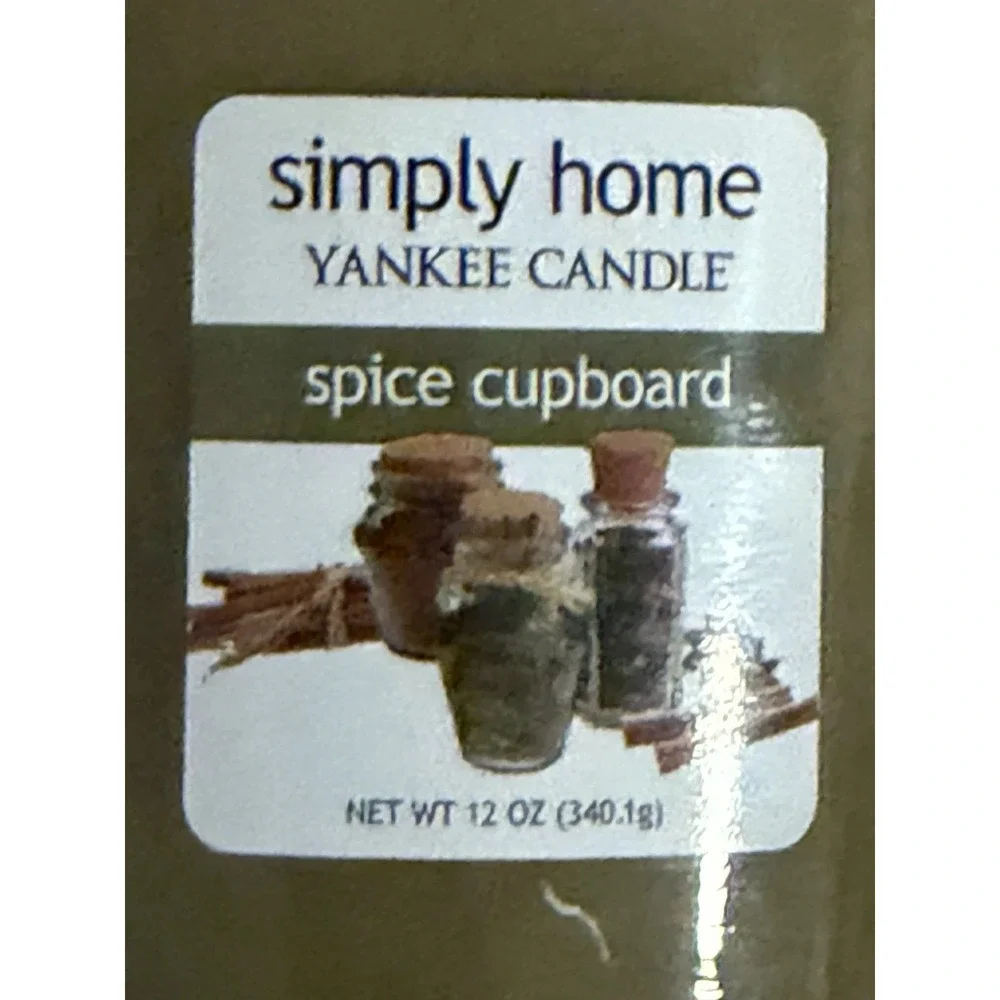 Yankee Candle Spice Cupboard 12 oz New Simply Home Fall Autumn Halloween Harvest
